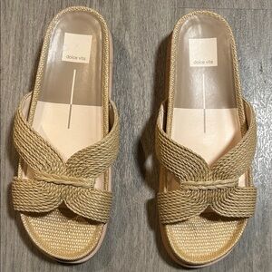 Dolce Vita Women's Braided Tan Sandals